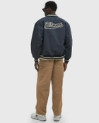 Maison Kitsune TEDDY BLOUSON Blue Mens Bomber Jacket