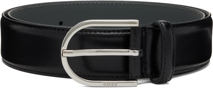 Photo: BOSS Black Leather Belt