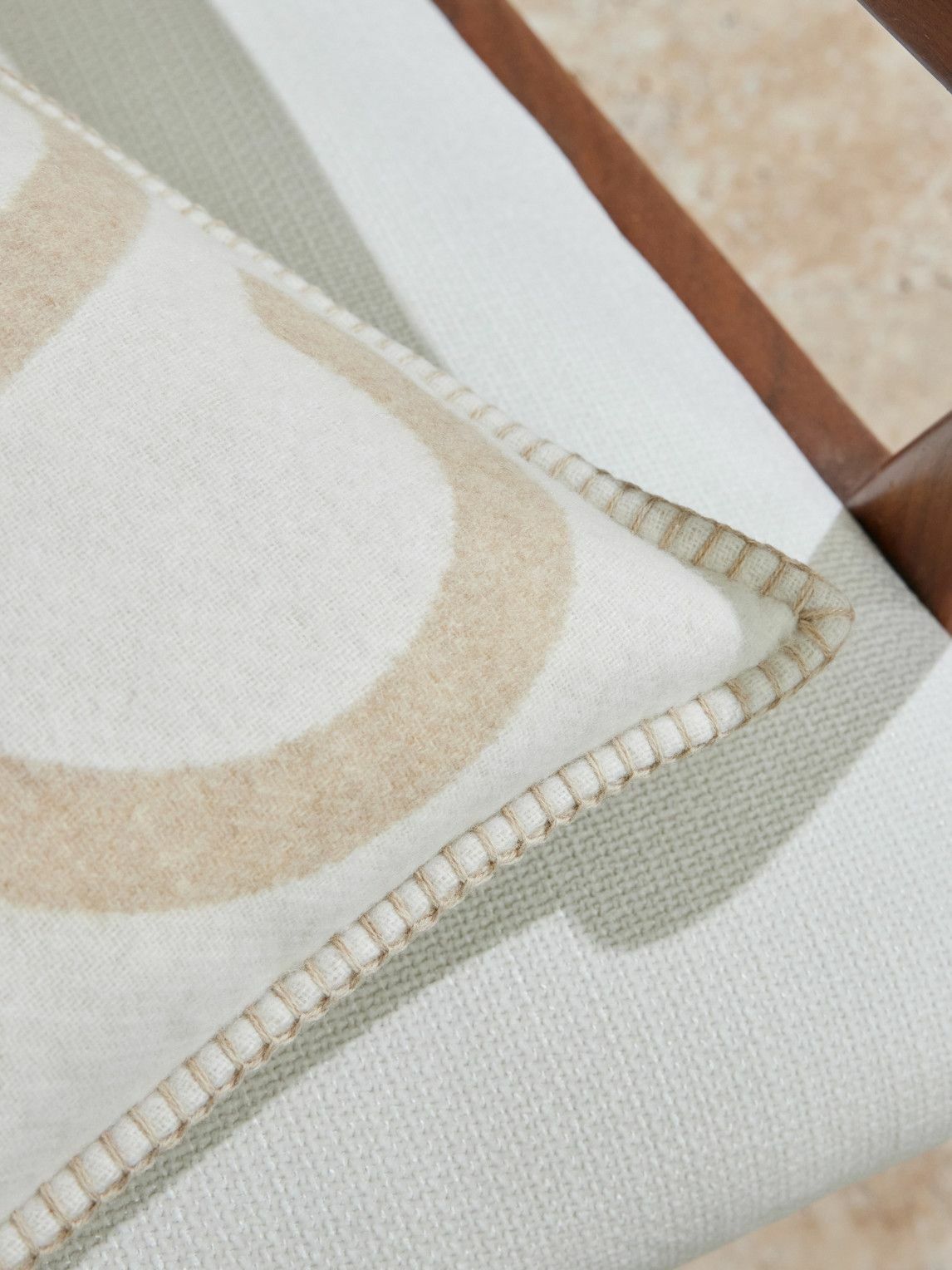 LOEWE - Anagram Wool and Cashmere-Blend Jacquard Cushion
