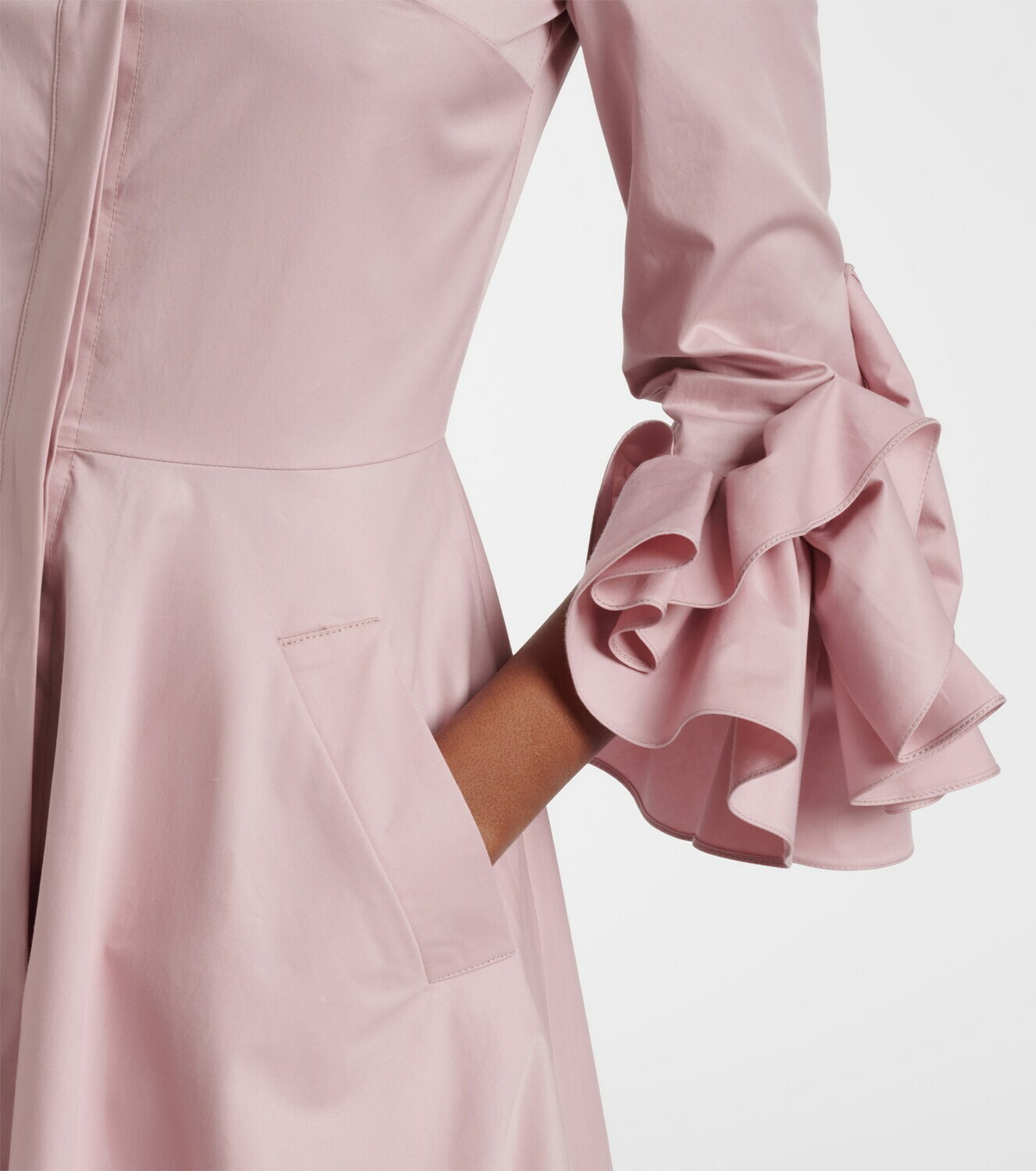 Safiyaa Belisse cotton poplin shirt dress