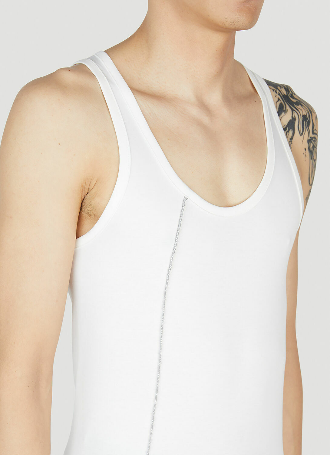 Sulvam Long Tank Top