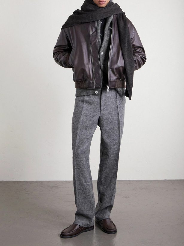 Photo: UMIT BENAN - Montana Cashmere and Silk-Blend Cardigan - Gray