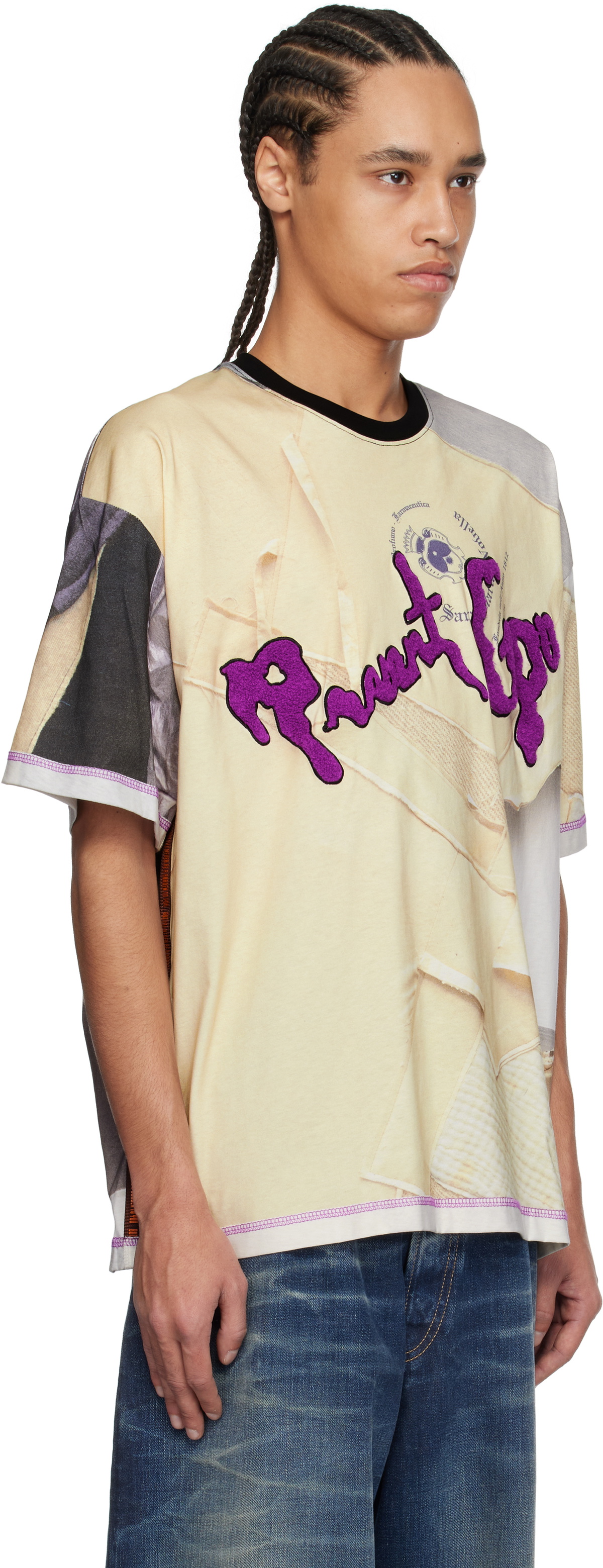 Perks and Mini Beige Martine Syms Edition 'She Mad' Specialty T-shirt