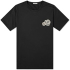 Moncler Men's Multi Logo T-Shirt in Black