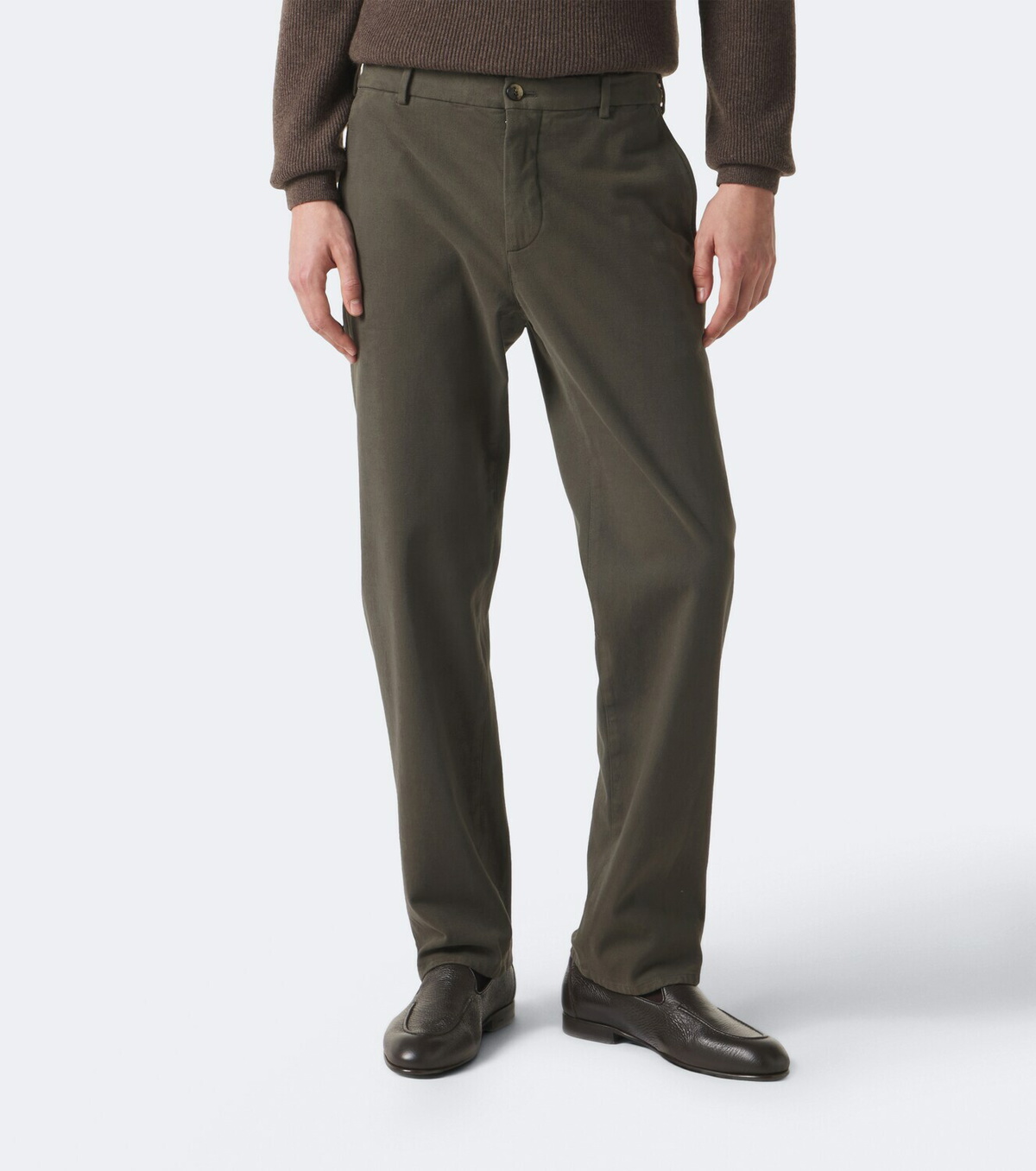 Agnona Cotton-blend chinos