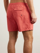 Mr P. - Straight-Leg Mid-Length Swim Shorts - Orange