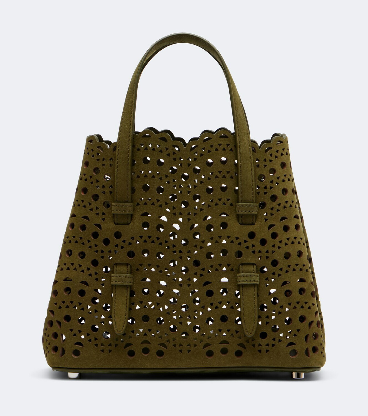 Alaïa Mina 20 Small leather top-handle bag