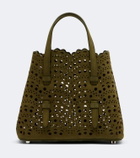 Alaïa Mina 20 Small leather top-handle bag