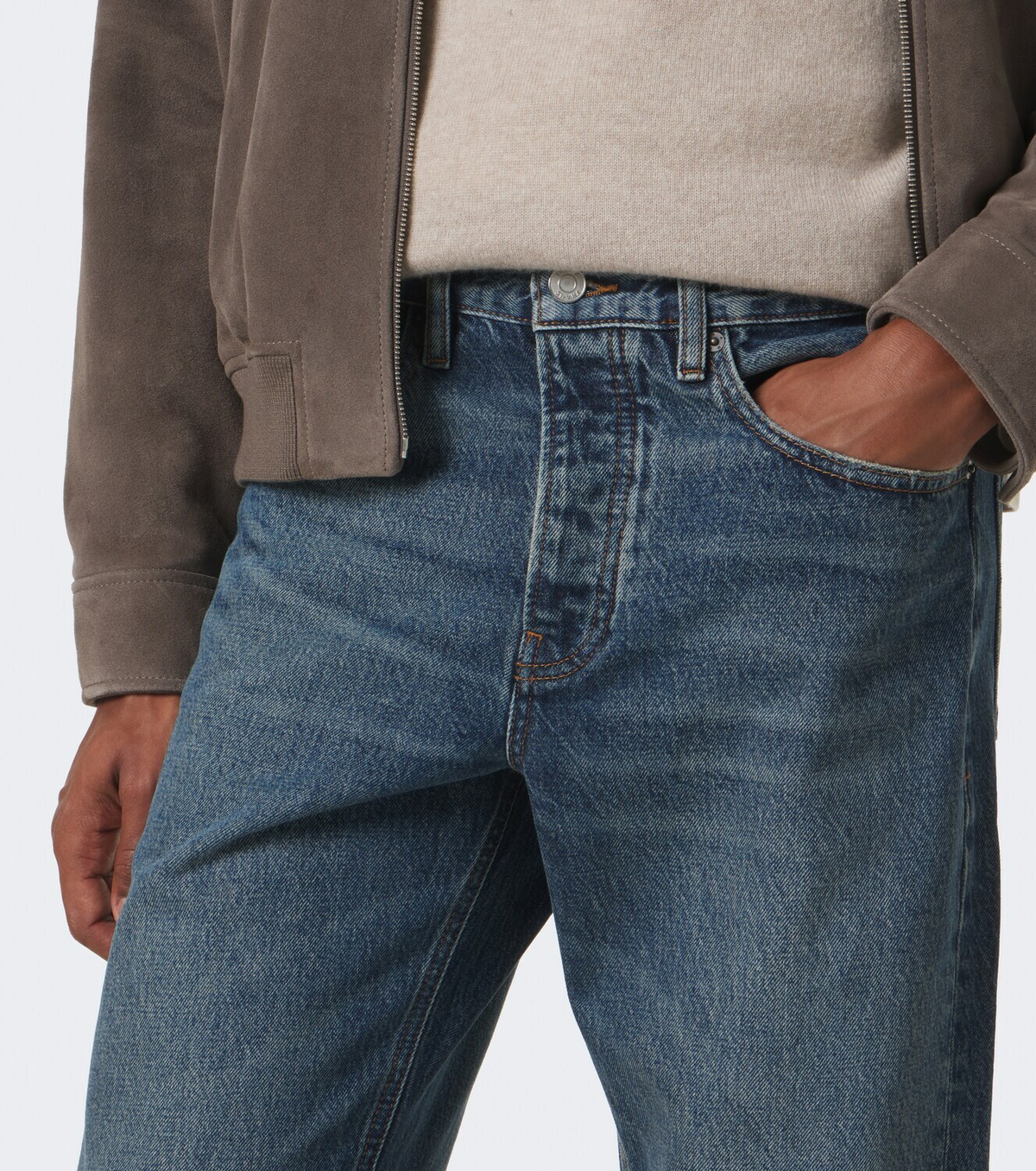 Frame Faded straight jeans