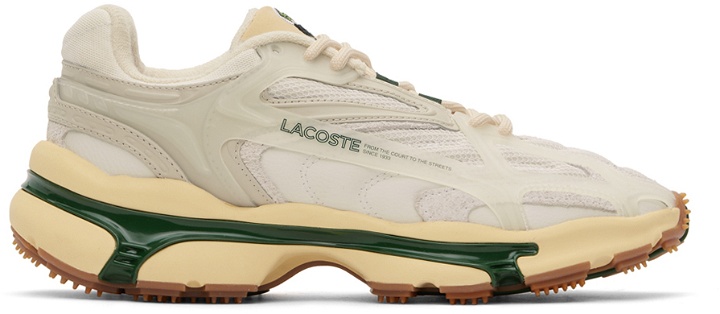 Photo: Lacoste SSENSE Exclusive Off-White Highsnobiety Edition L003 2K24 Sneakers
