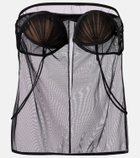 Nensi Dojaka Sheer top