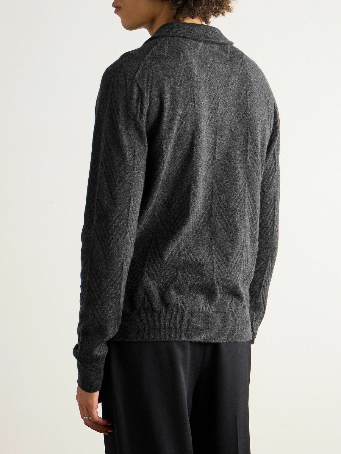 Missoni - Cashmere Half-Zip Sweater - Gray