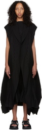 ISSEY MIYAKE Black Cotton Vest
