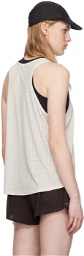 Satisfy Off-White Perforated Tank Top