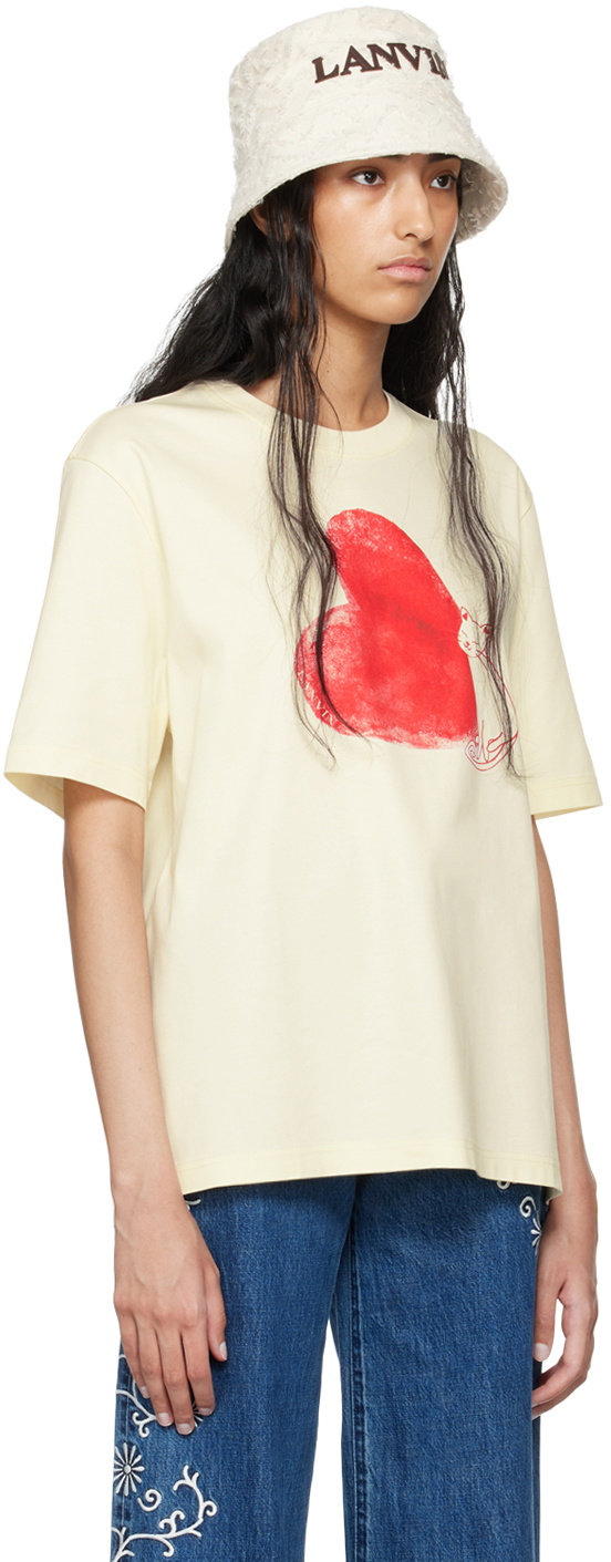 Lanvin Yellow Qixi T-Shirt