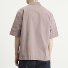 MHL by Margaret Howell Men's Offset Placket Polo in Mineral Pink