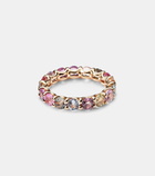 Bucherer Fine Jewellery Essentials 18kt rose gold ring with sapphires