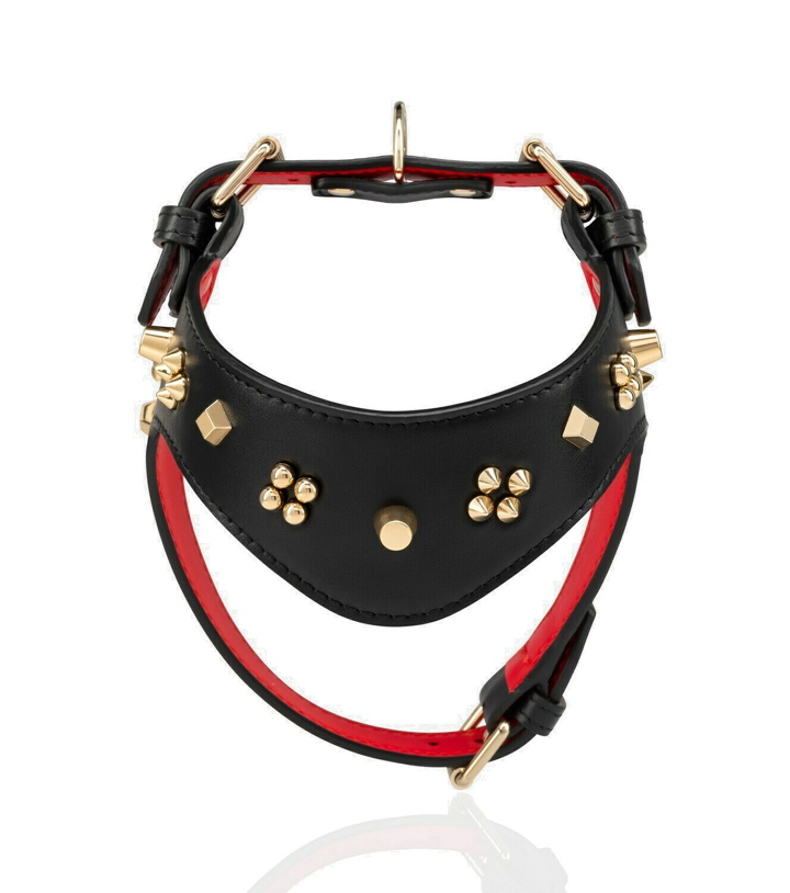 Photo: Christian Louboutin - Loubiharness S embellished leather dog harness