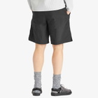 Snow Peak Men's Nylon Tussah 2-Way Shorts in Black