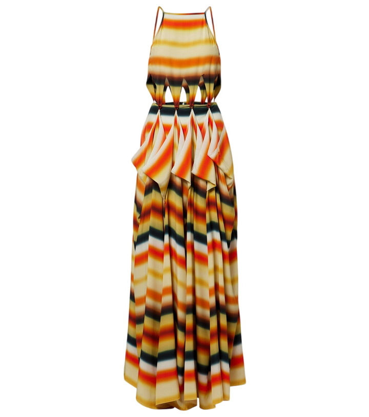 Photo: Loewe Paula's Ibiza striped silk maxi dress