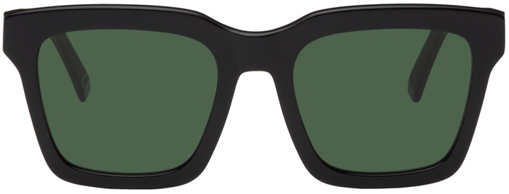 Photo: RETROSUPERFUTURE Black Aalto Sunglasses