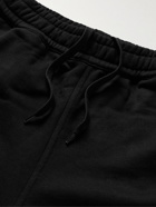 Burberry - Straight-Leg Logo-Print Cotton-Jersey Shorts - Black