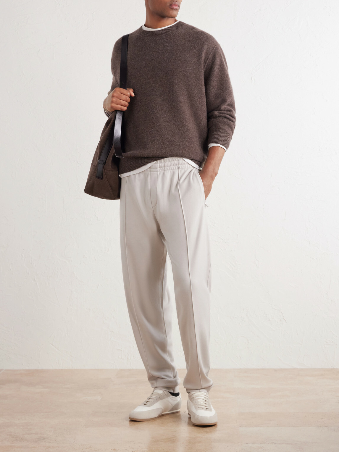Orlebar Brown - Tapered Wool-Jersey Sweatpants - Neutrals