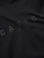 CASTORE - Garcia Logo-Print Stretch-Jersey Hoodie - Black
