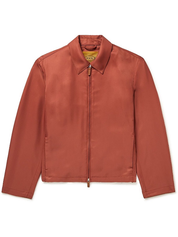 Photo: Tod's - Technical Twill Blouson Jacket - Red