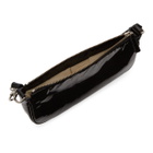 BY FAR Black Patent Rachel Baguette Bag