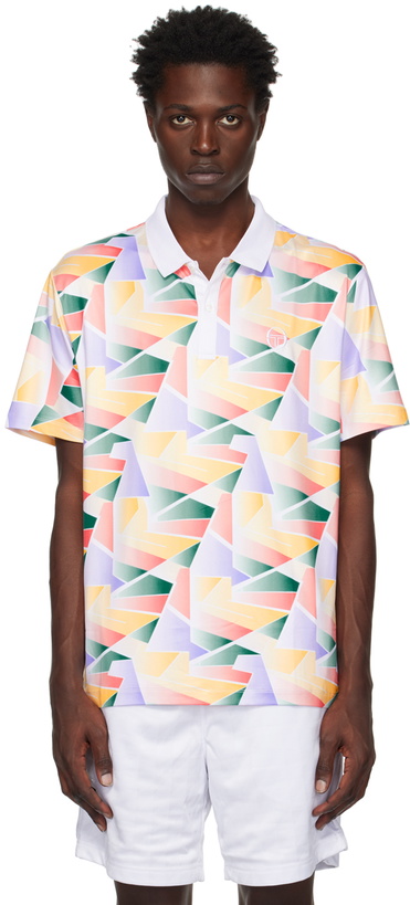 Photo: Sergio Tacchini Multicolor Mosaico Polo