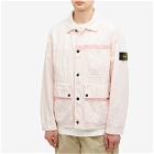 Stone Island Men's Lini Nylon Tela-TC Jacket in Pink