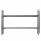 ferm LIVING Lager Low Rack in Aluminium 