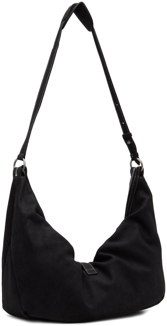 ☆MARGE SHERWOOD☆ LEATHER SYMBOL BELTblack nubuck Marge Sherwood Black Belted Bag Marge Sherwood