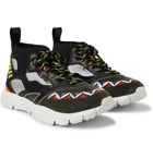 Valentino - Heroes Reflex Suede, Leather and Mesh Sneakers - Men - Black