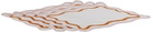 Misette Pink & Orange Grid Embroidered Linen Placemat Set