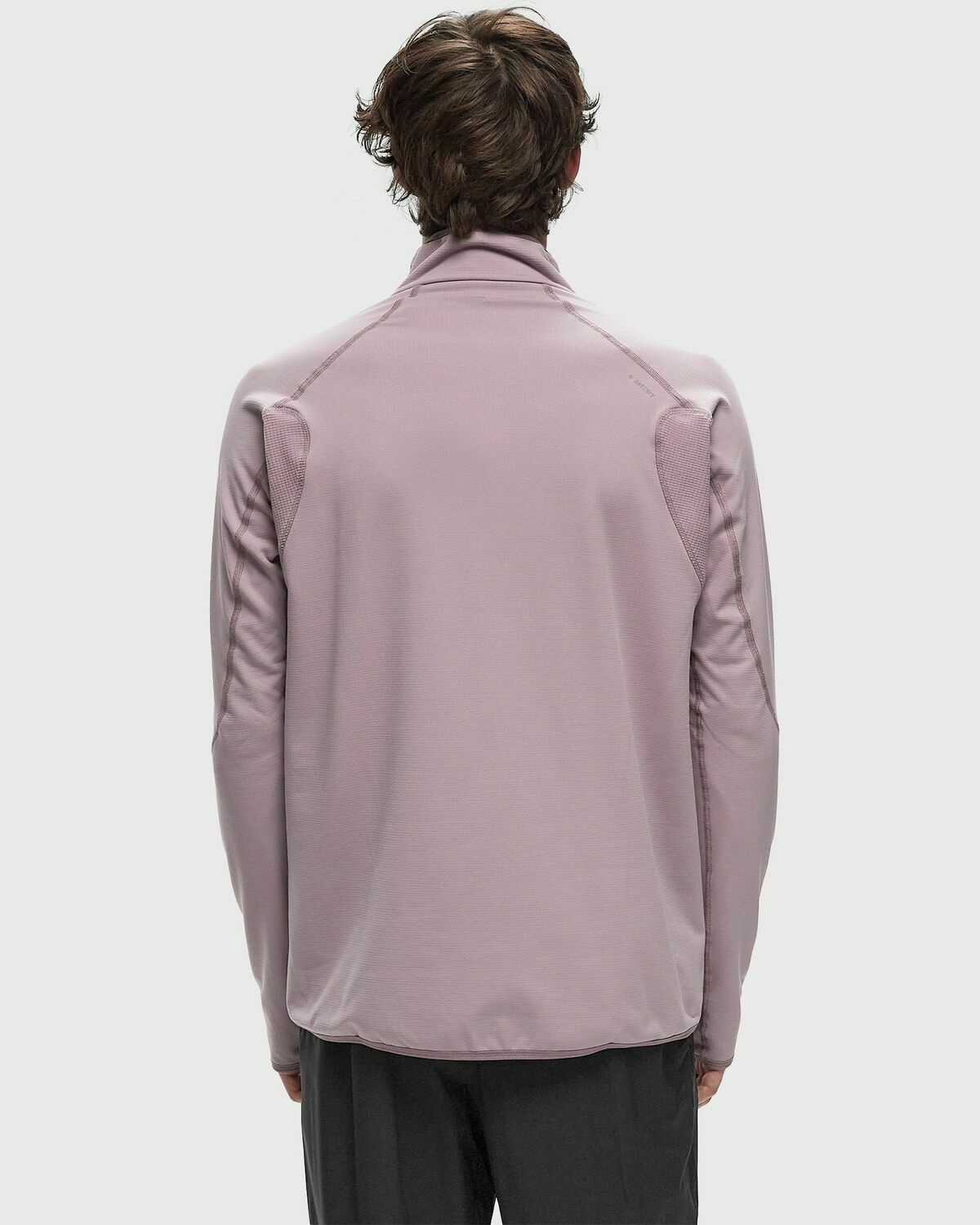 Satisfy Running Ghost Fleece Half Zip Purple Half Zips Satisfy