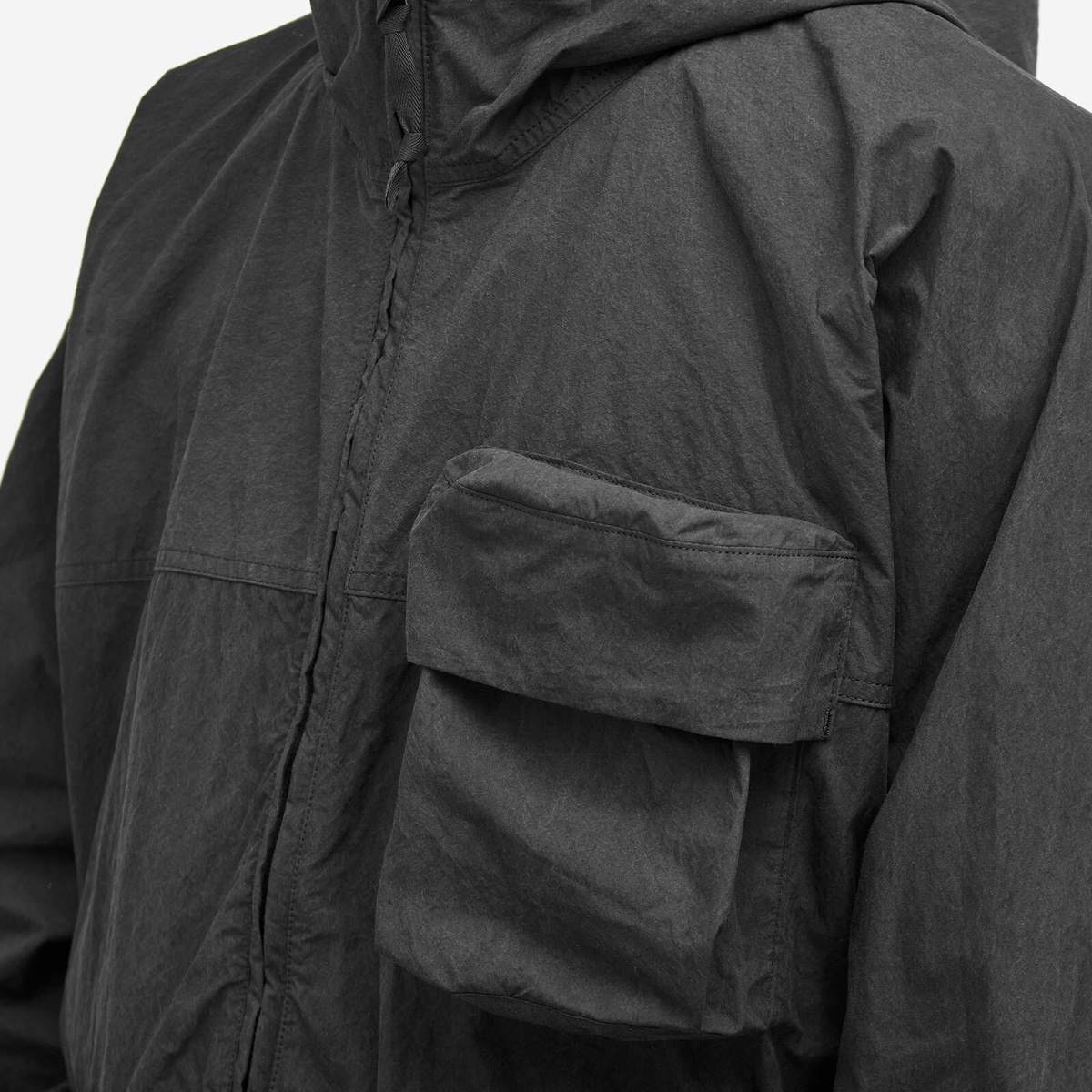 Snow Peak Men's Indigo C/N Parka Jacket in Black Snow Peak Snow Peak Men's Indigo C/N Parka Jacket in Black Snow Peak
