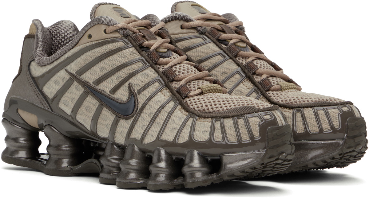 Nike Khaki Shox TL Sneakers