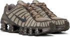 Nike Khaki Shox TL Sneakers