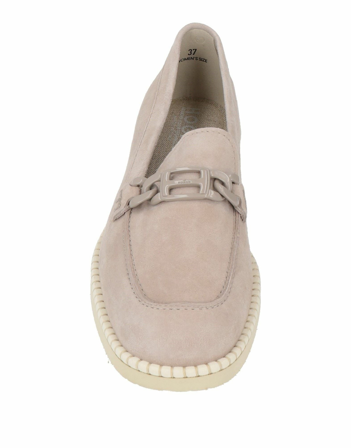 Hogan Womens Loafers in Beige