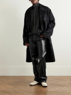 Acne Studios - Lolen Straight-Leg Full-Grain Leather Trousers - Black