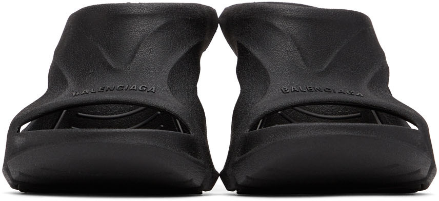 NEW Balenciaga Women's Black GLOW BB Logo Pool Slides Sandals Shoes 39 9 |  eBay