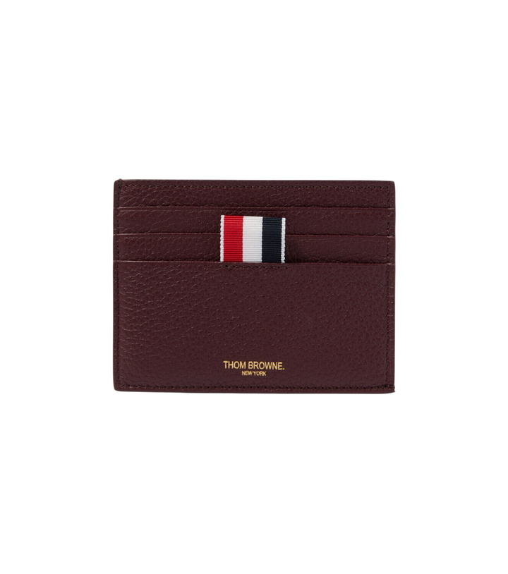 Photo: Thom Browne RWB Stripe leather cardholder