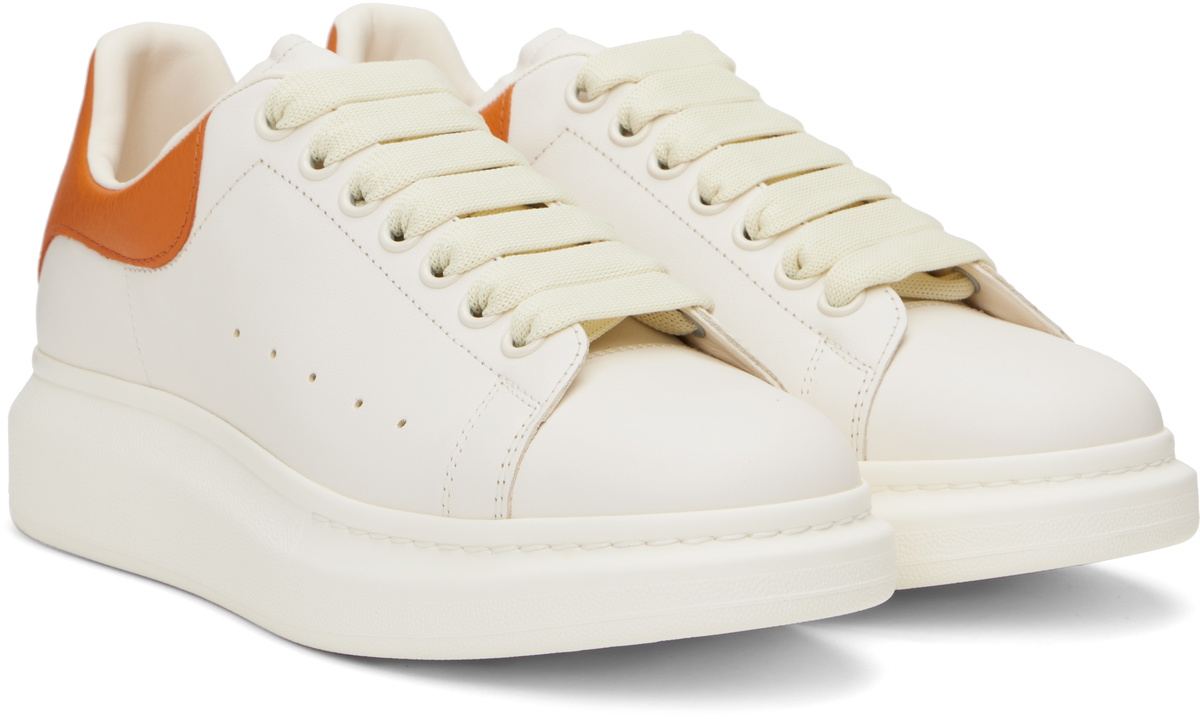 McQueen Off-White & Orange Oversized Sneakers