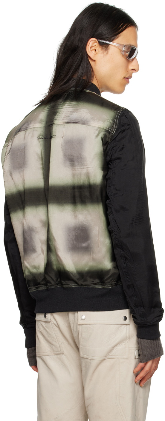 Rick Owens Black Flight Reversible Bomber Jacket Rick Owens