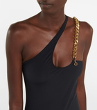 Stella McCartney - Chain-link asymmetric swimsuit