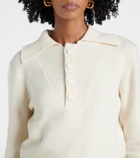 Plan C Wool and cashmere polo sweater