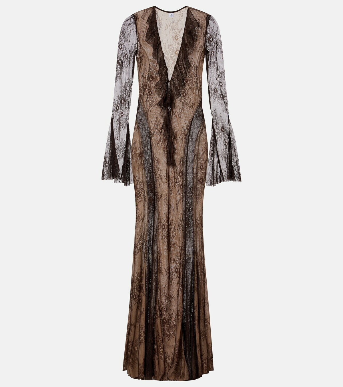 Bananhot Nori lace maxi dress