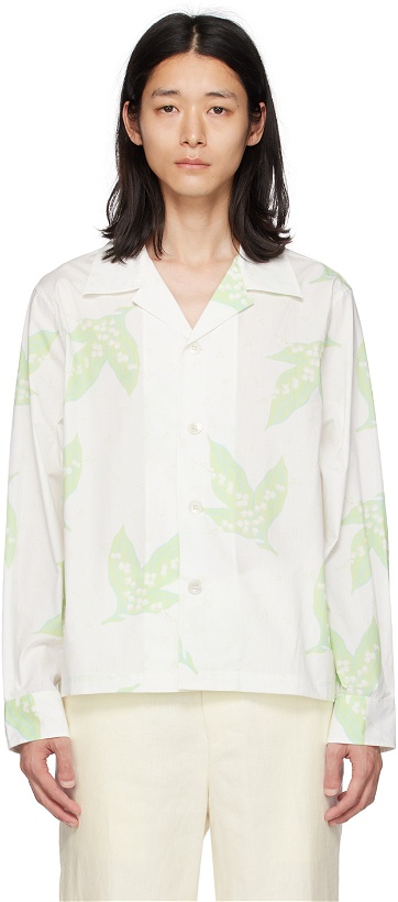 Photo: Bode White Lily Of The Valley Shirt